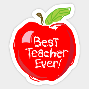 Best Teacher Ever Mug Sticker